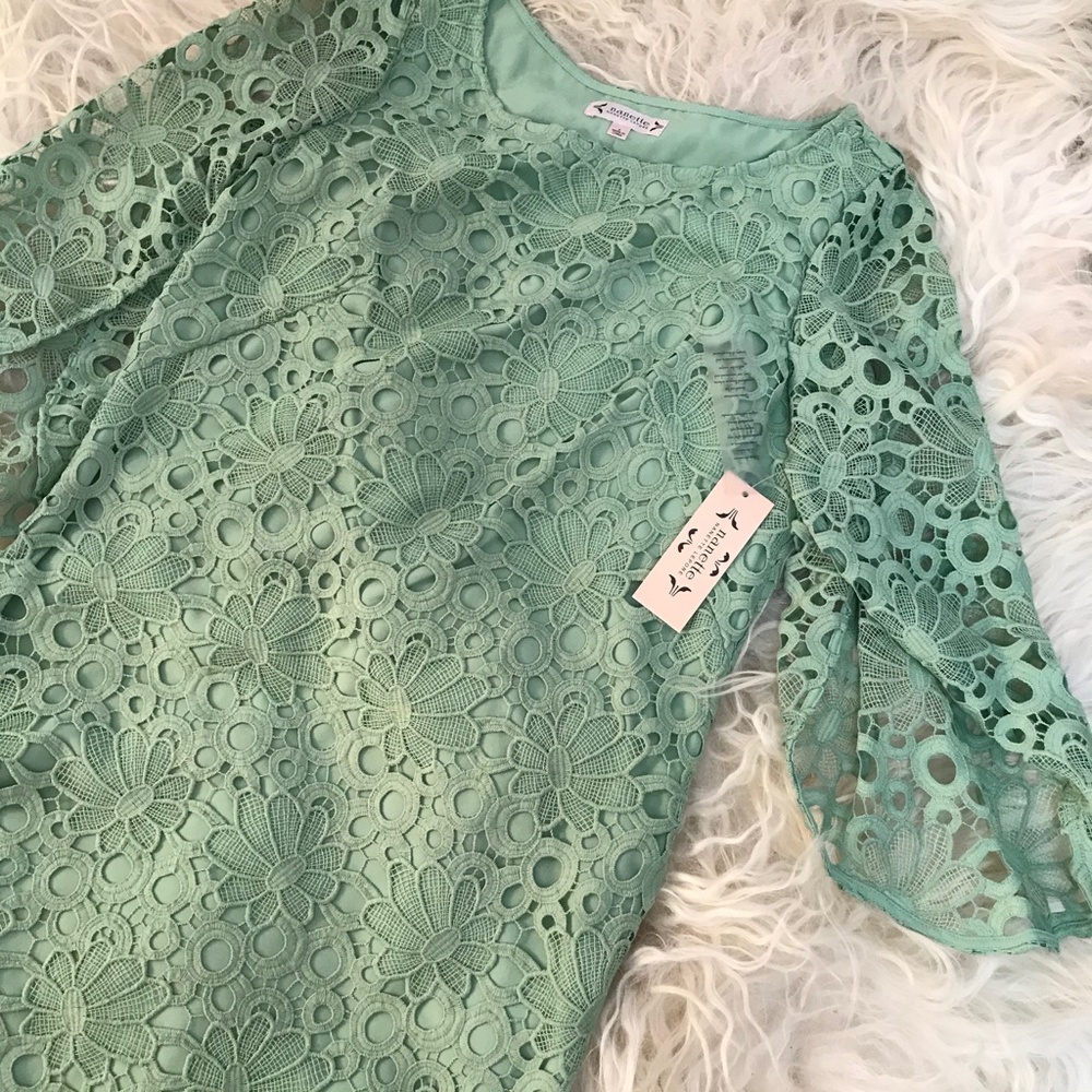 Nanette Lepore Lace Peplum Sheath Dress - Picture 5 of 7